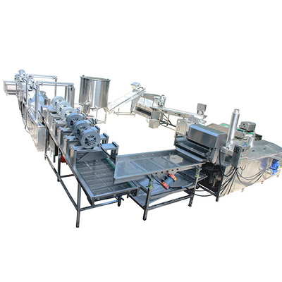 OEM Γαλλικές πατάτες γραμμή παραγωγής 2000kg / H πατάτες πατάτες που φτιάχνουν μηχανή