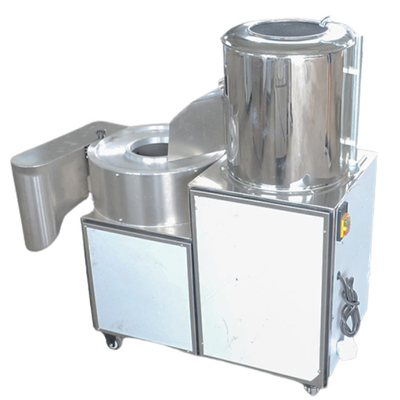 Φρέσκος απολέπιση πατάτας Slicer 450kg / H Ρεπτικοκοπτική μηχανή μηχανή απολέπισης