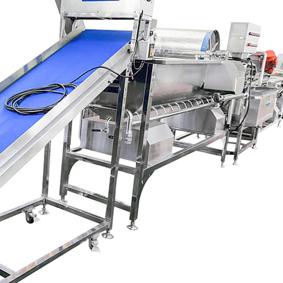 Μηχανή πλύσης και ξήρανσης λαχανικών Scallion 1900kg/h