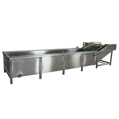 Αυτόματο πλυντήριο φρούτων 400kg 500kg/h Μηχανή πλύσης φυσαλίδων λαχανικών