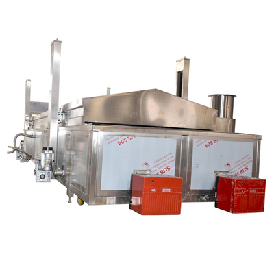 Βιομηχανική μηχανή τηγανίτησης με θέρμανση αερίου