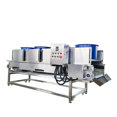 5000*1200*1480MM Βιομηχανική μηχανή ξήρανσης φρούτων και λαχανικών με οθόνη αφής PLC