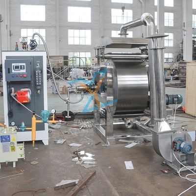 Dye Mother Liquor Chemical Sample Drying Equipment Drum Scraper Dryer Cooling Chip Rice Noodles Food Drum Dryer Customization