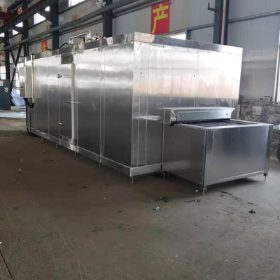 Τάγμα ψύξης γαλλικών πατάτων Iqf 300KG/h Για θαλασσινά